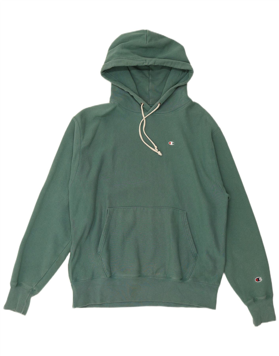 Champion Herren-Kapuzenpullover, groß, grüne Baumwolle