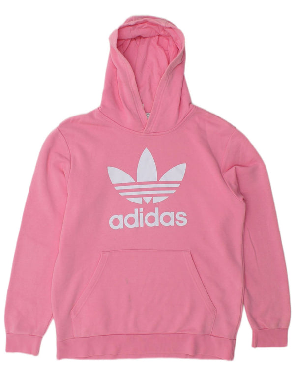 Adidas Jungen Graphic Hoodie Pullover 13–14 Jahre rosa Baumwolle