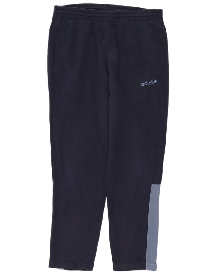 ADIDAS Herren-Trainingshose, mittelgroß, Marineblau, Farbblock
