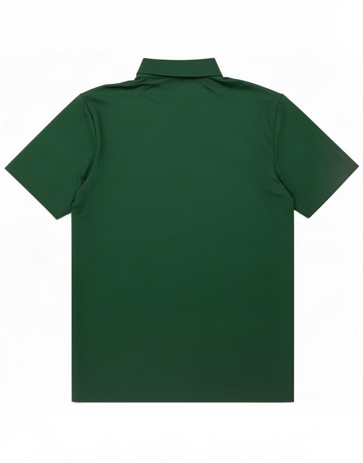Adidas Herren-Poloshirt, groß, grün, Polyester