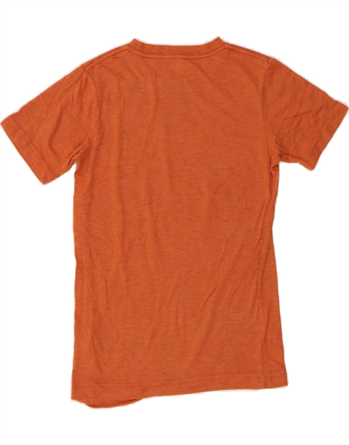 LEVI'S Boys Graphic T-Shirt Top 8-9 Years Small Orange Cotton Vintage Levi's and Second-Hand Levi's from Messina Hembry 