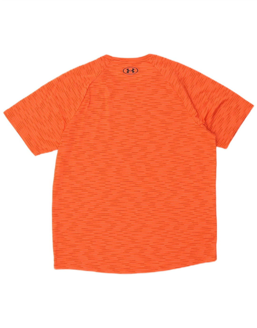 UNDER ARMOUR Herren T-Shirt Top Large Orange Nadelstreifen