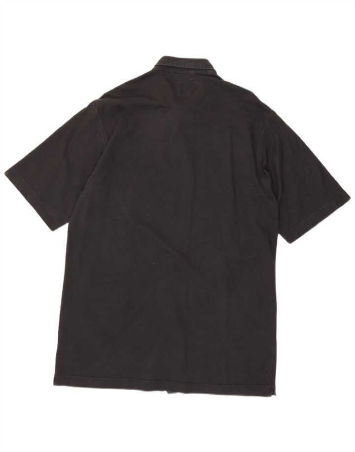 Kappa Herren Kurzarmhemd XL Schwarz Baumwolle