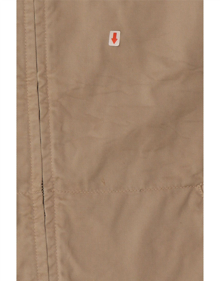 Vintage Herren Bomberjacke UK 40 Große Beige Baumwolle