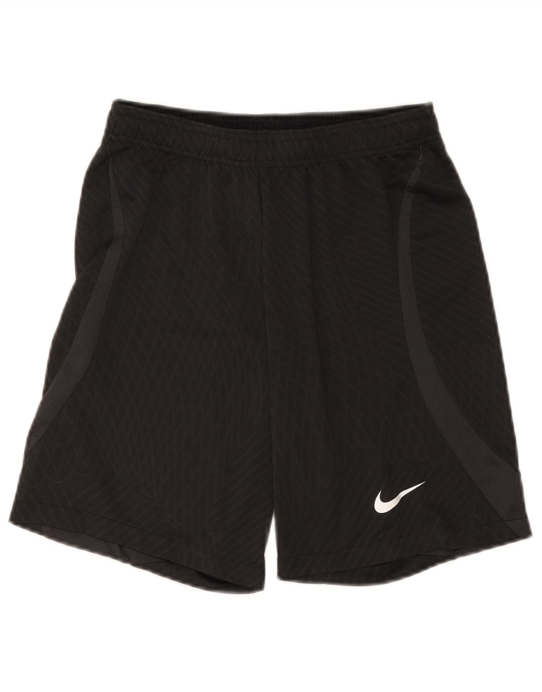 Nike Herren Dri Fit Slim Fit Sportshorts, klein, schwarz, kariert, Polyester