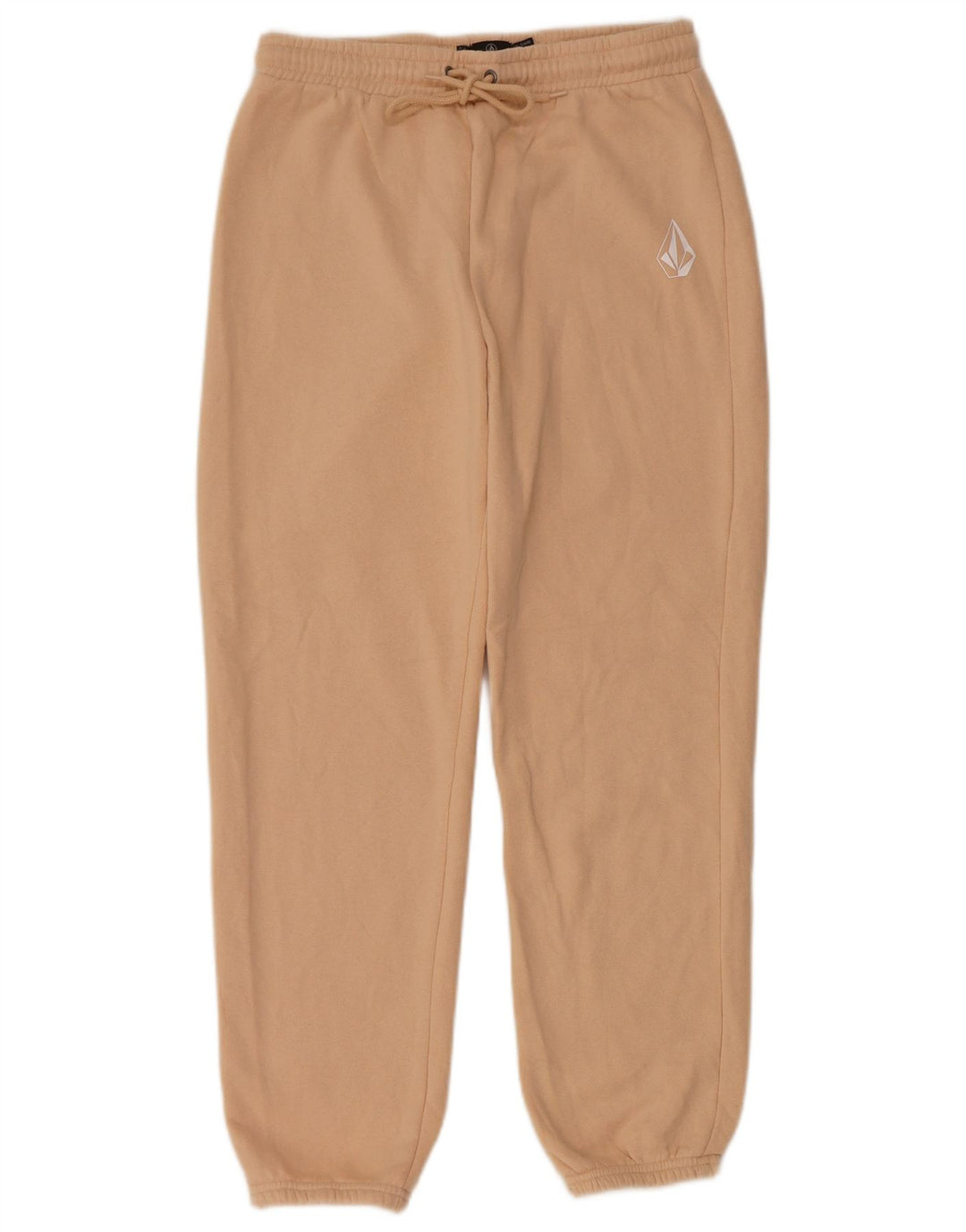 Volcom Damen Trainingshose Jogger UK 10 Small Beige Baumwolle