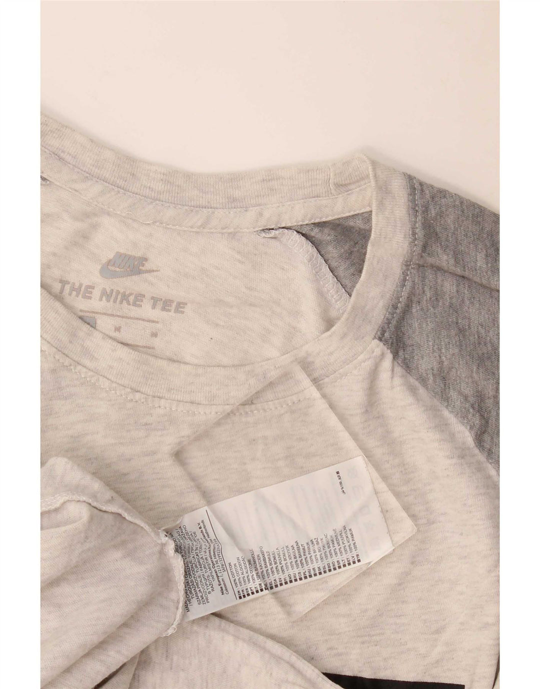 Nike Herren-T-Shirt mit Grafik, mittelgrau, Farbblock