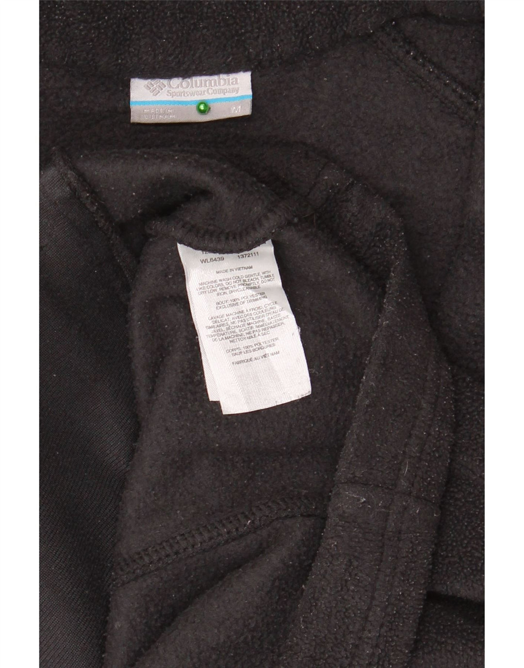 Columbia Damen Fleecejacke UK 12 Medium Schwarz Polyester