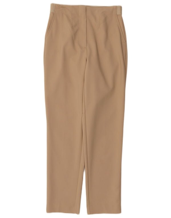 Marks & Spencer Damen Tapered Casual Hose UK 8 Small W28 L27 Beige