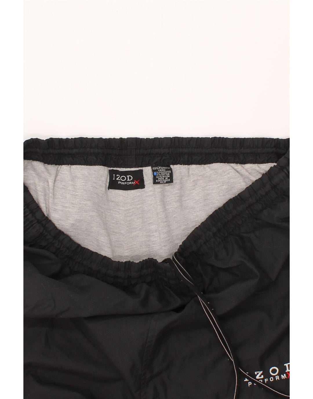 IZOD Mens Tracksuit Trousers Joggers XL  Black Polyester Vintage Izod and Second-Hand Izod from Messina Hembry 