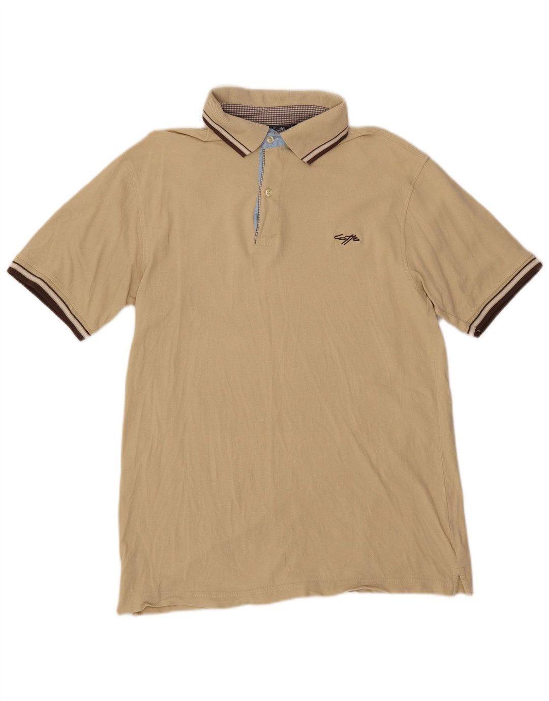LOTTO Herren-Poloshirt, groß, beige Baumwolle