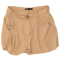 Zara Damen Freizeitshorts, Größe L, W32, Beige