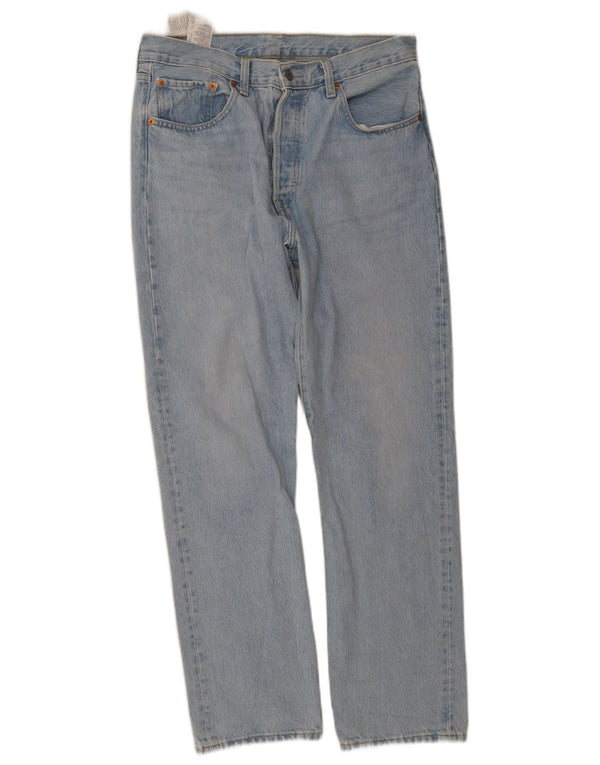 Levi's Herren 501 Straight Jeans W31 L30 Blaue Baumwolle