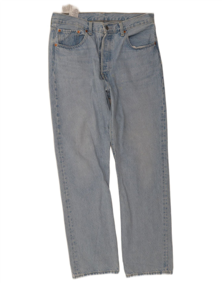 Levi's Herren 501 Straight Jeans W31 L30 Blaue Baumwolle