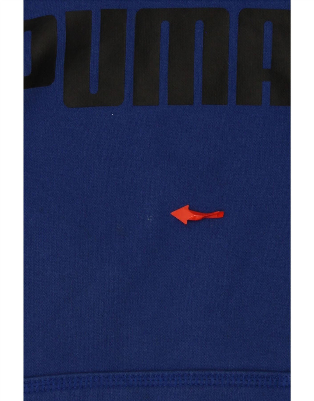 PUMA Herren Graphic Hoodie Pullover Small Blau Baumwolle