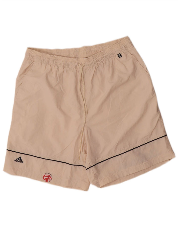 Adidas Herren Sportshorts mit Grafik, groß, aus weißem Polyester