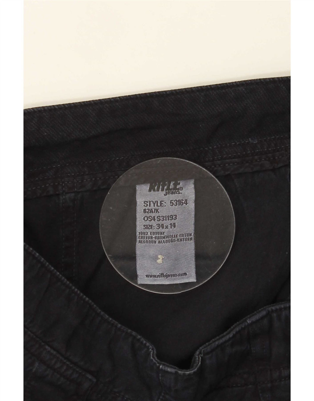 Rifle Herren-Cargoshorts, Größe L, W34, Marineblau, Baumwolle