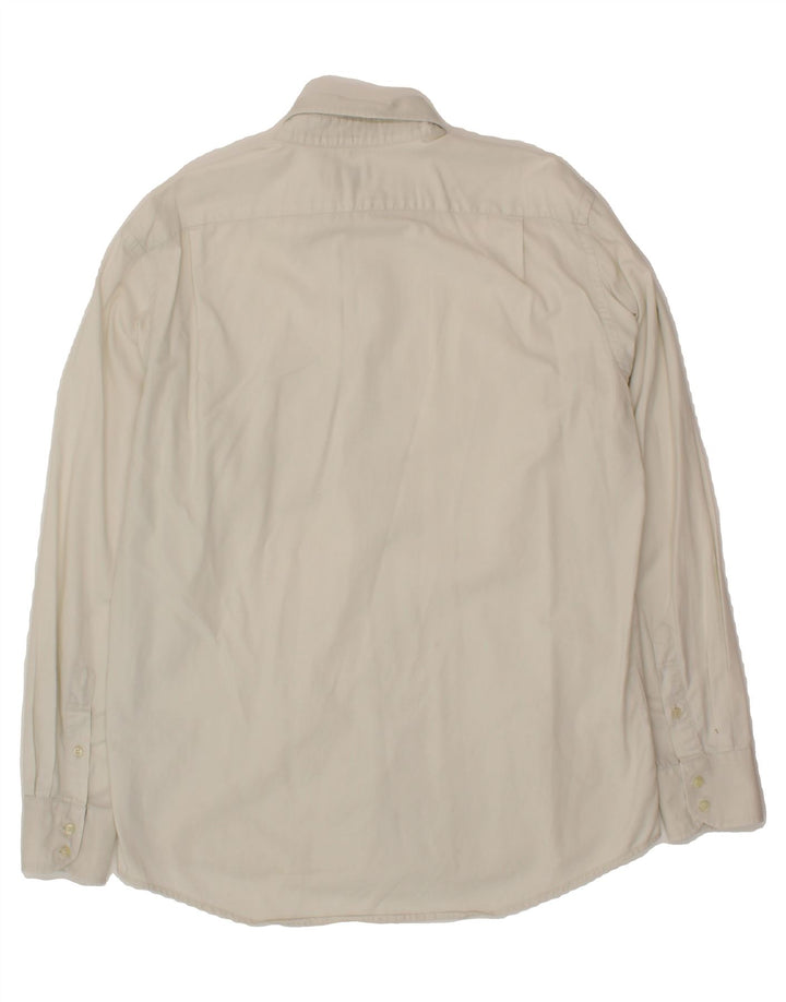LACOSTE Mens Shirt Size 41 Large White Cotton Vintage Lacoste and Second-Hand Lacoste from Messina Hembry 