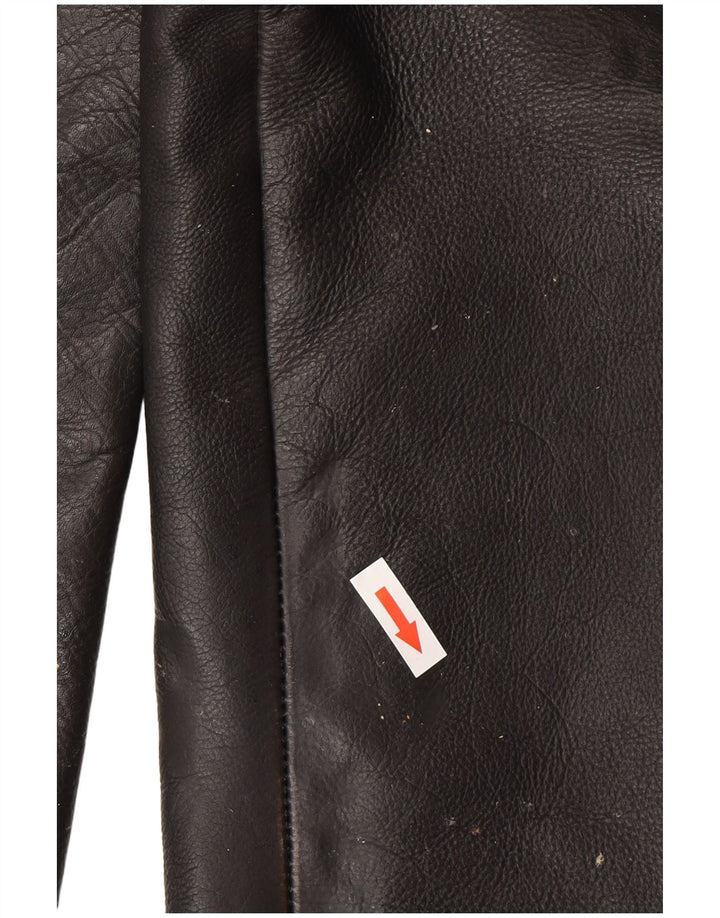 Heros By Held Herren Lederhose W32 L30 Schwarzes Leder