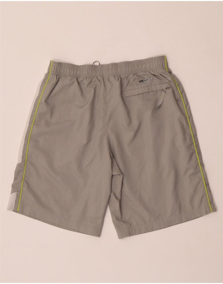 Puma Herren Sportshorts mittelgraues Colourblock-Polyester