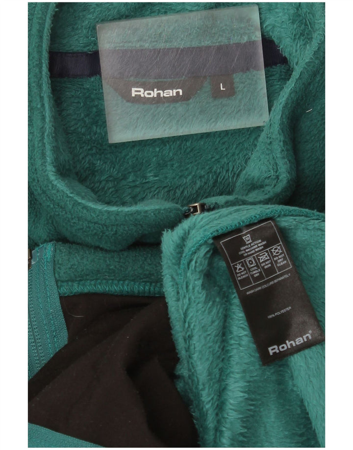Rohan Damen Fleecejacke UK 16 Large Grün Polyester