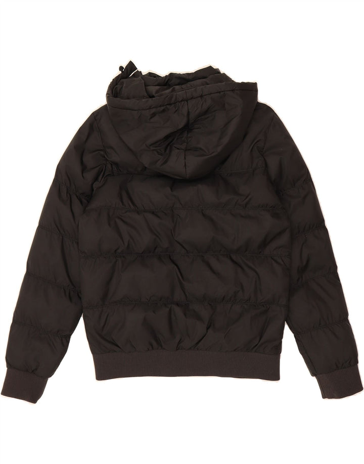 LOTTO Boys Calcio Schio Graphic Padded Jacket 11-12 Years Medium Black Vintage Lotto and Second-Hand Lotto from Messina Hembry 