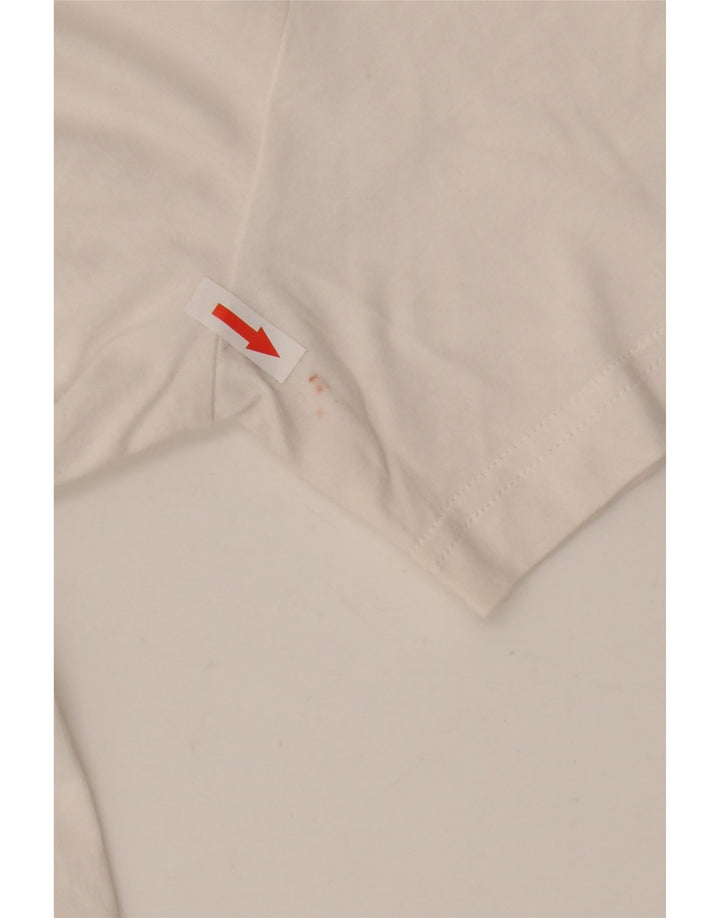 Puma Herren-T-Shirt mit Grafik, Größe S, weiße Baumwolle
