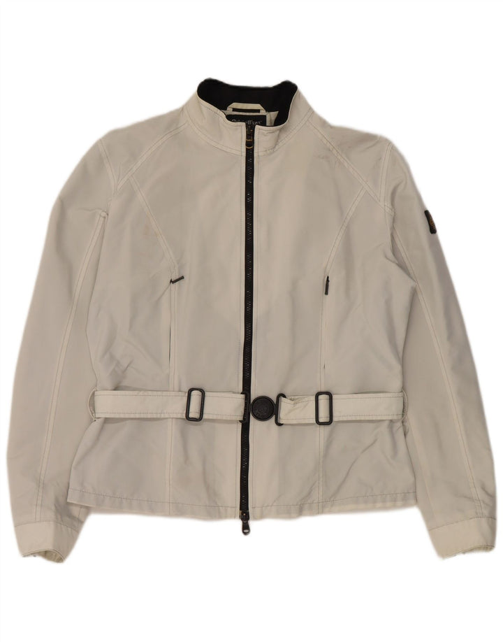 Refrigiwear Damen Regenjacke UK 14 Large Weiß Polyamid