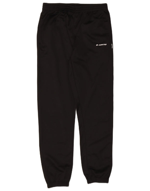 Lotto Herren-Trainingshose, Jogginghose, Größe L, Schwarz, Polyester
