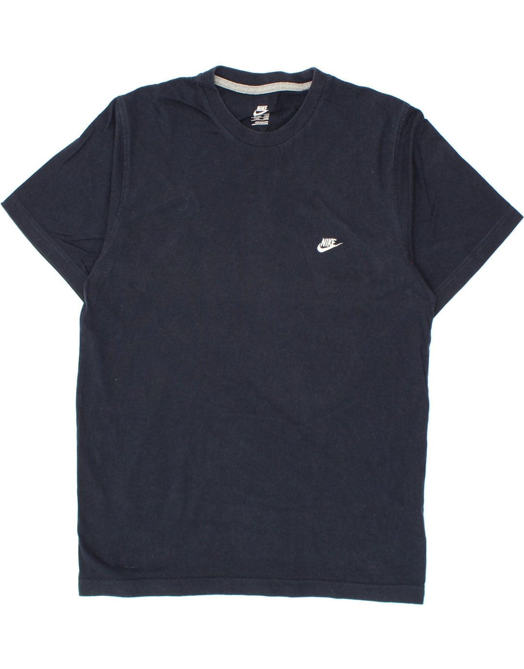 NIKE Mens T-Shirt Top UK 39/41 Medium Navy Blue Cotton Vintage Nike and Second-Hand Nike from Messina Hembry 