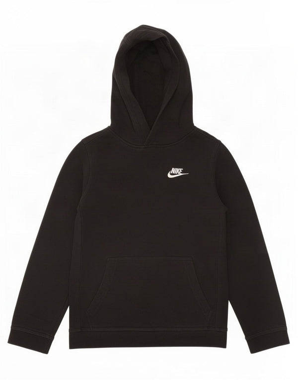 Nike Kapuzenpullover für Jungen, 10–11 Jahre, mittelgroß, schwarze Baumwolle