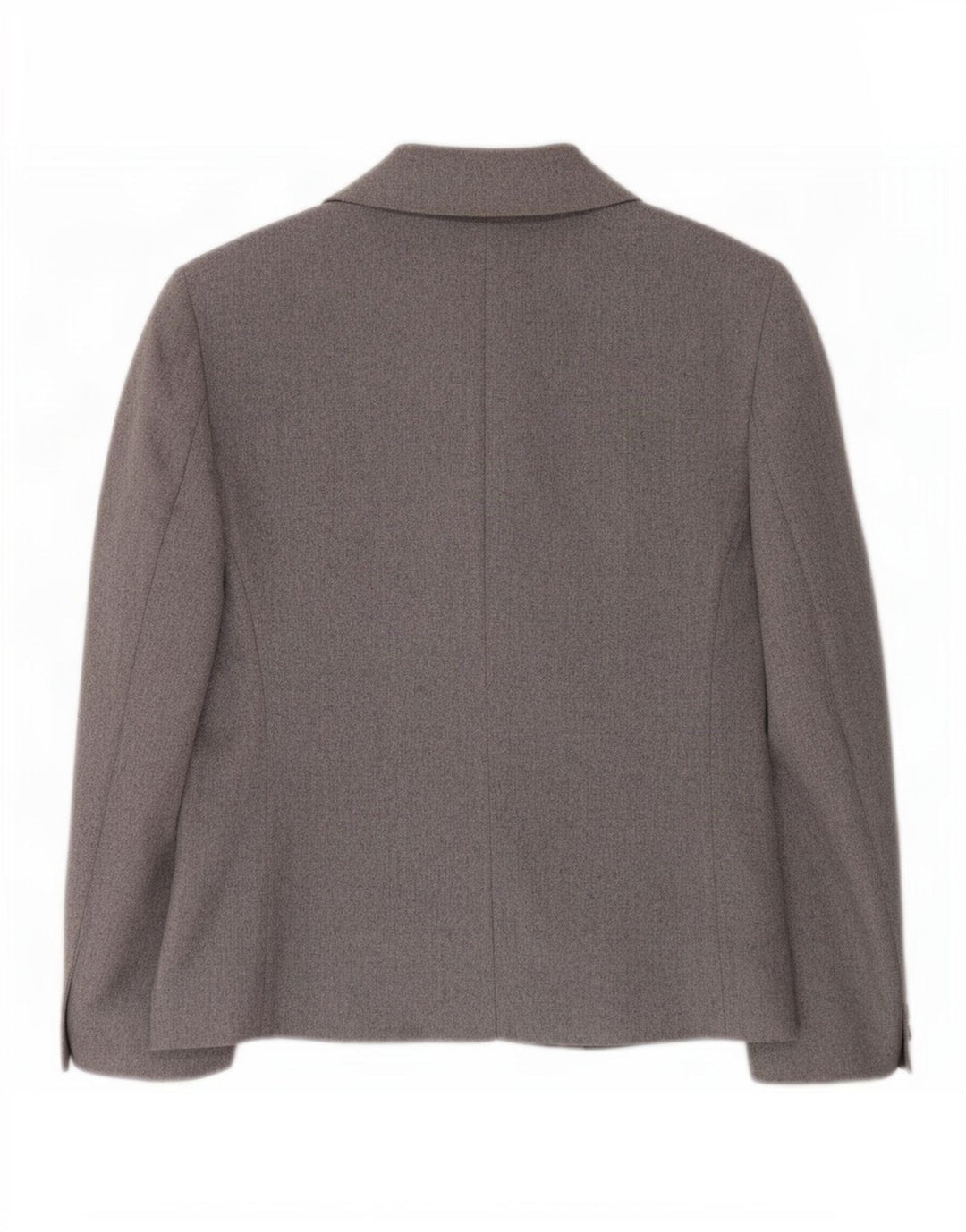St Michael Damen 1-Knopf-Blazer-Jacke, UK 14, große graue Wolle