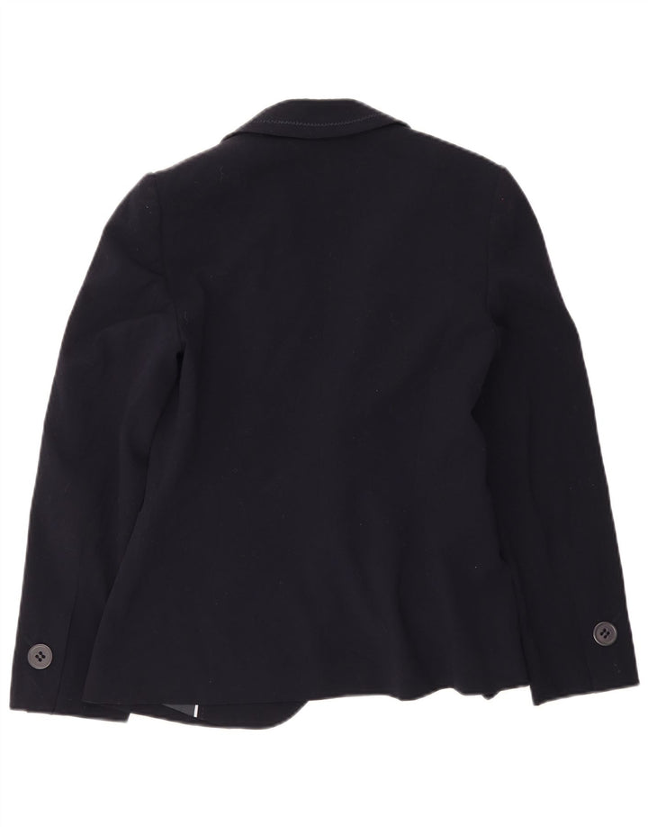 Marks & Spencer Damen 1-Knopf-Blazerjacke, UK 12, mittleres Marineblau