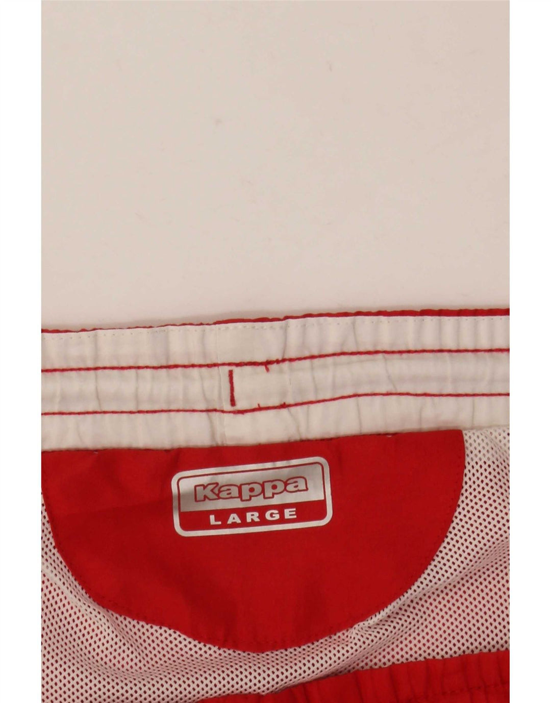 Kappa Herren Badeshorts mit Grafik, Größe L, Rot