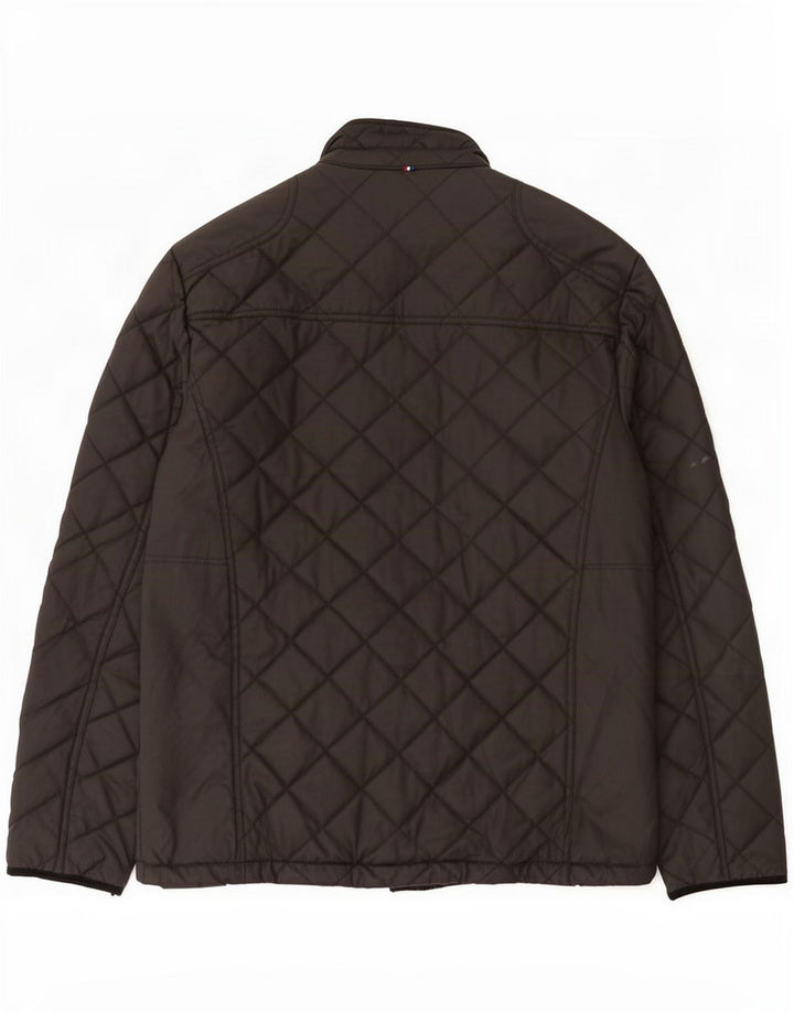 U.S. Polo Assn. Herren-Steppjacke UK 38 Mittelschwarze Baumwolle
