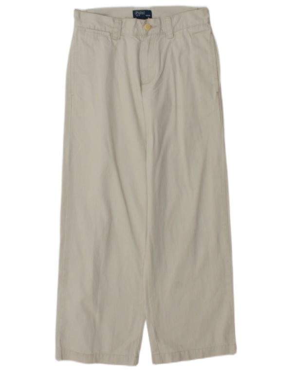 Polo Ralph Lauren Jungen-Chinohose mit weitem Bein, 9–10 Jahre, W24 L24, Beige