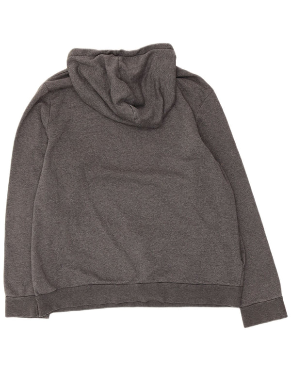 Adidas Damen Graphic Hoodie Pullover UK 20/22 XL Graue Baumwolle