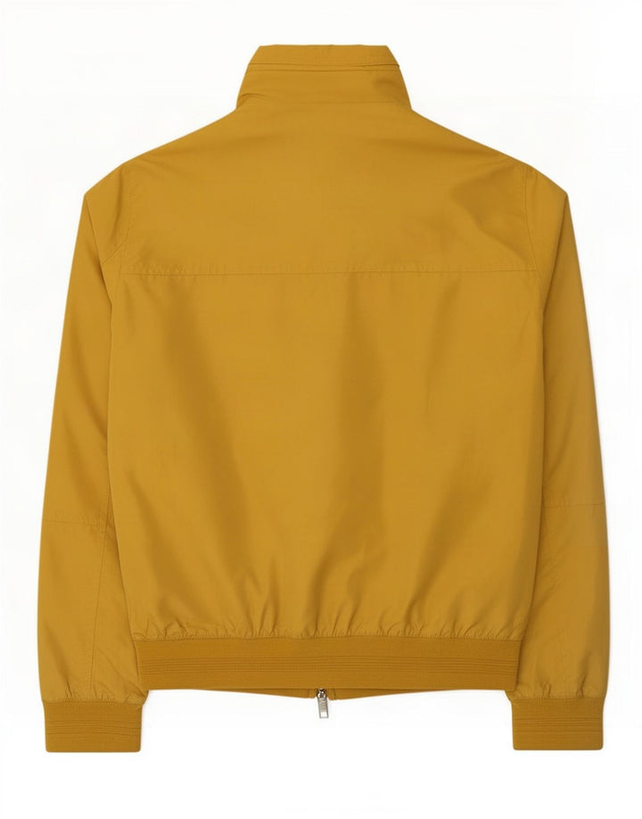 Zara Herren Bomberjacke UK 40 Large Gelb Polyester