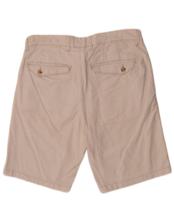 Zara Herren Sunset Chino Shorts EU 40 Medium W31 Off White Check