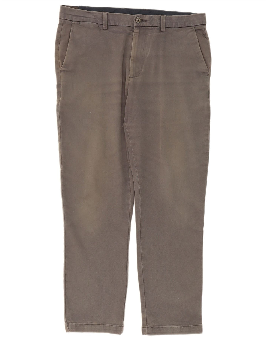 Marks & Spencer Slim Chino-Hose für Herren, W36, L31, graue Baumwolle