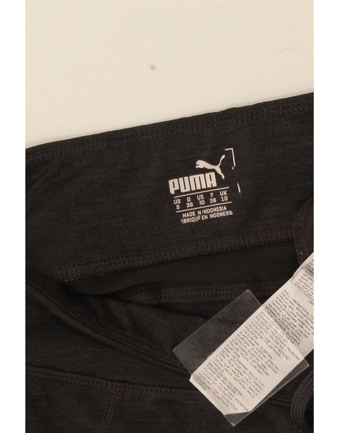 Puma Damen Capri-Leggings UK 10 Small Grau Polyester