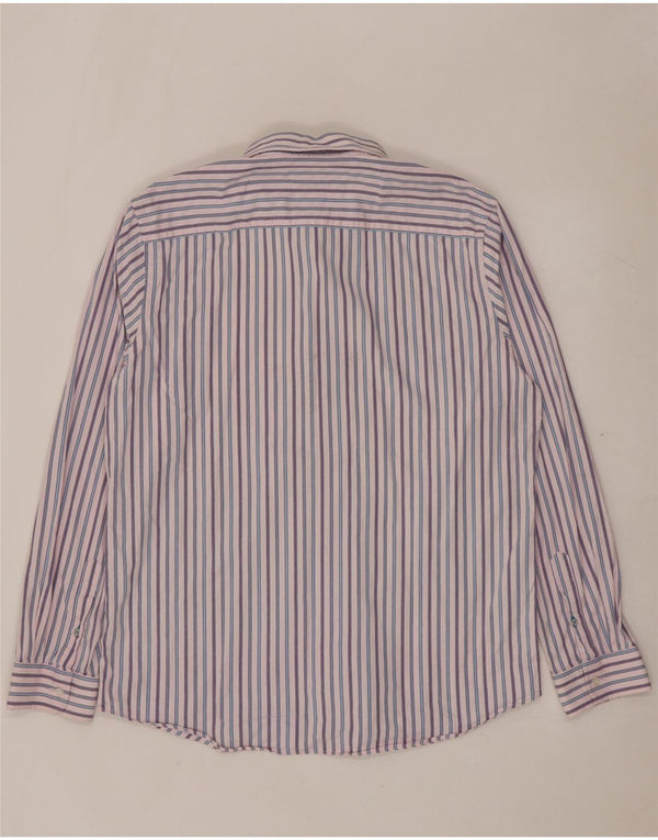 Crew Clothing Mens Shirt XL Pink Pinstripe Cotton