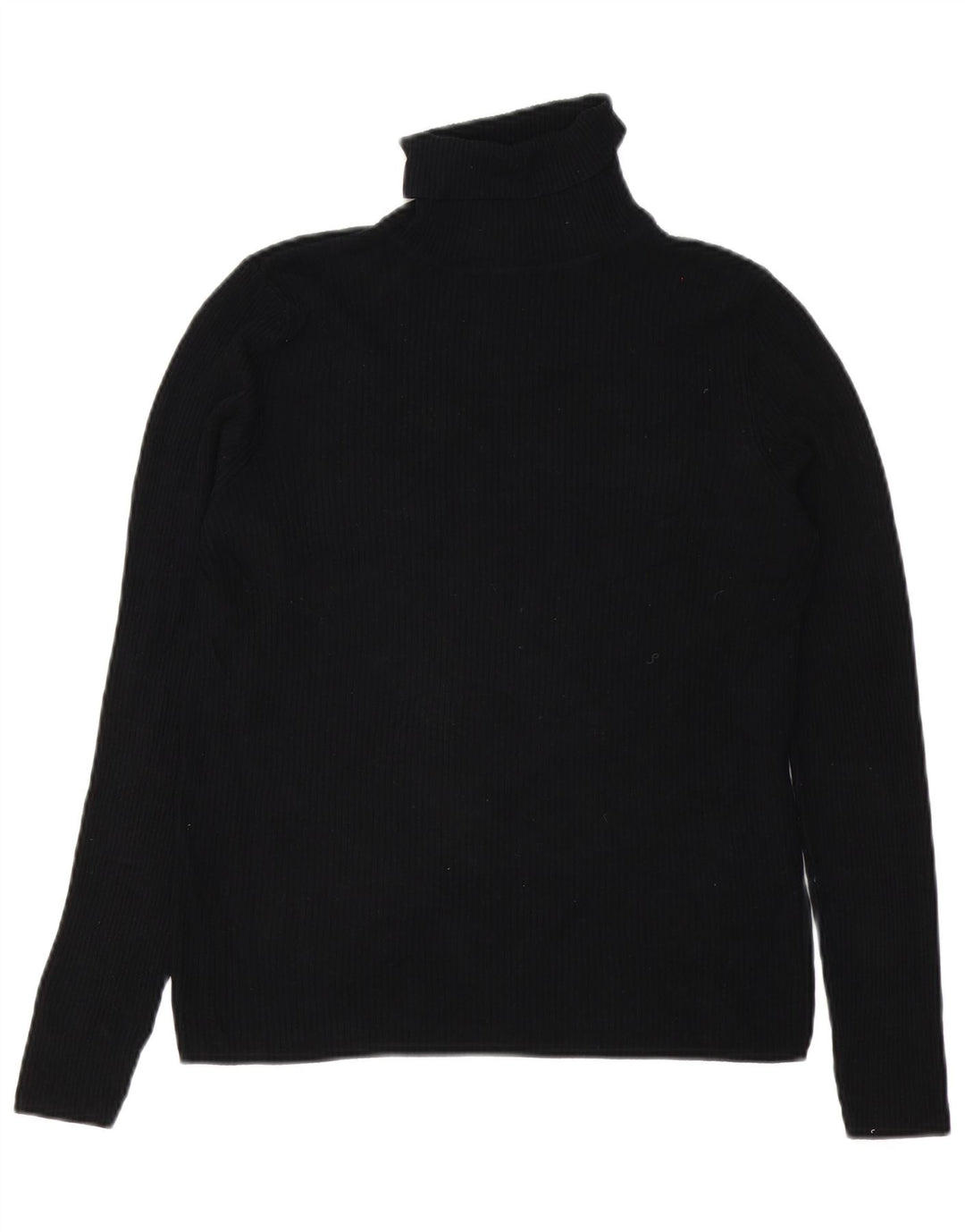 Marks & Spencer Damen-Pullover mit Rollkragen, Gr. 14, mittlere schwarze Viskose