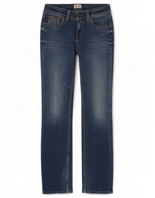 Tommy Hilfiger Damen Slim Jeans W26 L32 Blaue Baumwolle