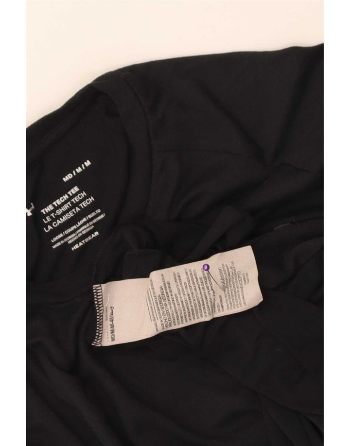 Under Armour Herren Heat Gear T-Shirt Top Medium Schwarz Polyester