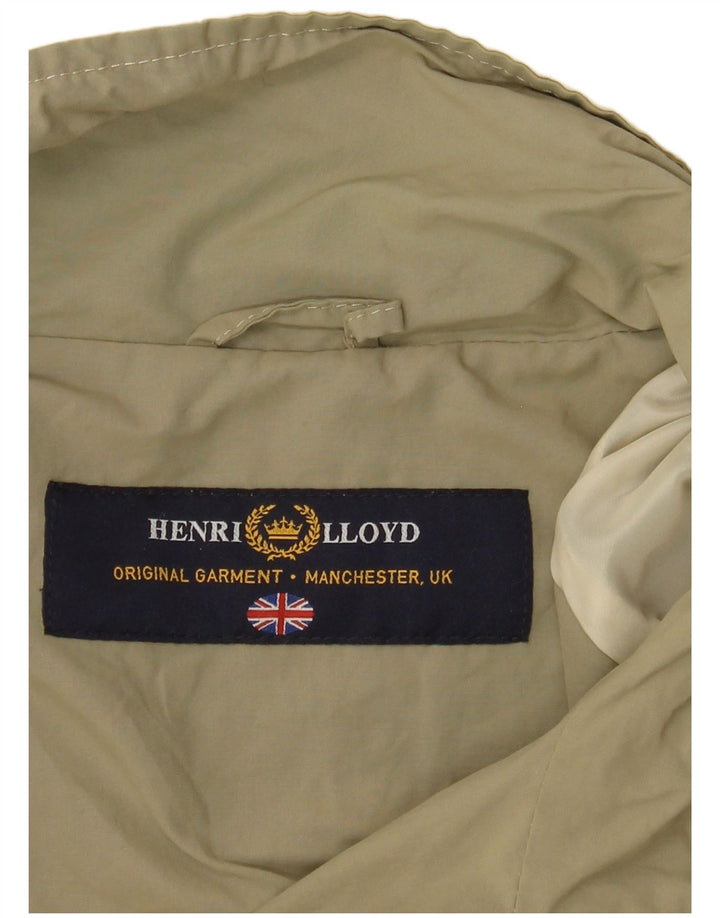Henri Lloyd Herren Bomberjacke UK 40 Large Khaki Colourblock