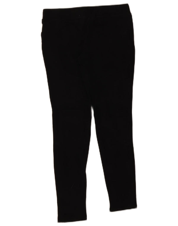 Guess Damen Leggings UK 10 Small W Schwarze Baumwolle