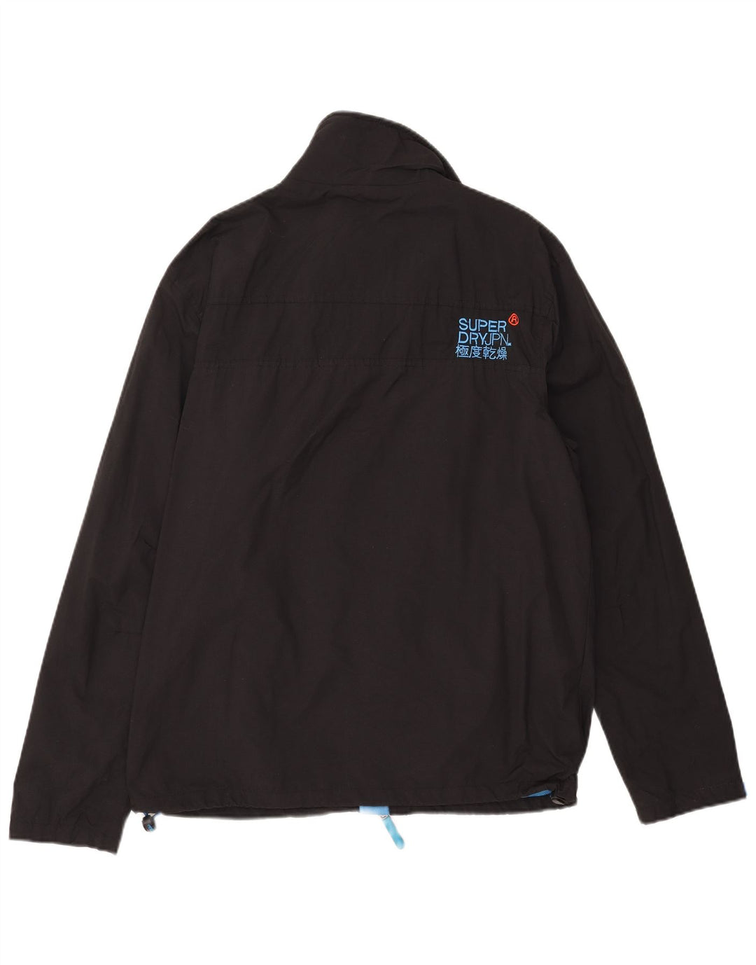 Superdry Herren The Windhiker Regenjacke UK 44 2XL Schwarz Nylon