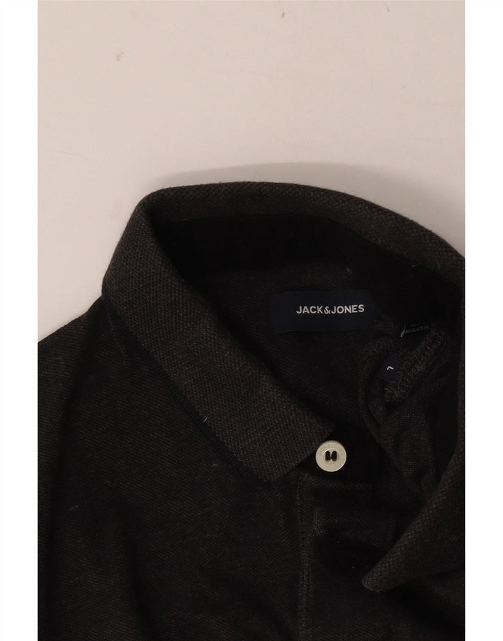 Jack & Jones Herren-Poloshirt, Größe L, Grau