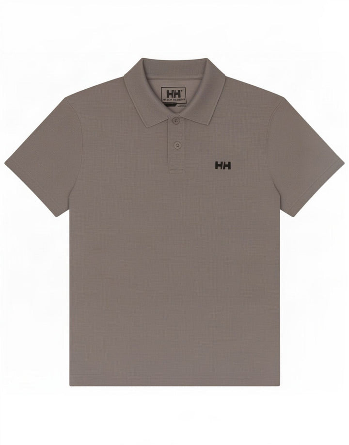 Helly Hansen Herren-Poloshirt, kleines graues Nylon
